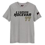 Motorthreadz Carson Hocevar Nascar t-shirt in Heather Grey featuring a racing inspired graphic design