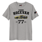 Motorthreadz Carson Hocevar Nascar t-shirt in Heather Grey featuring a racing inspired graphic design