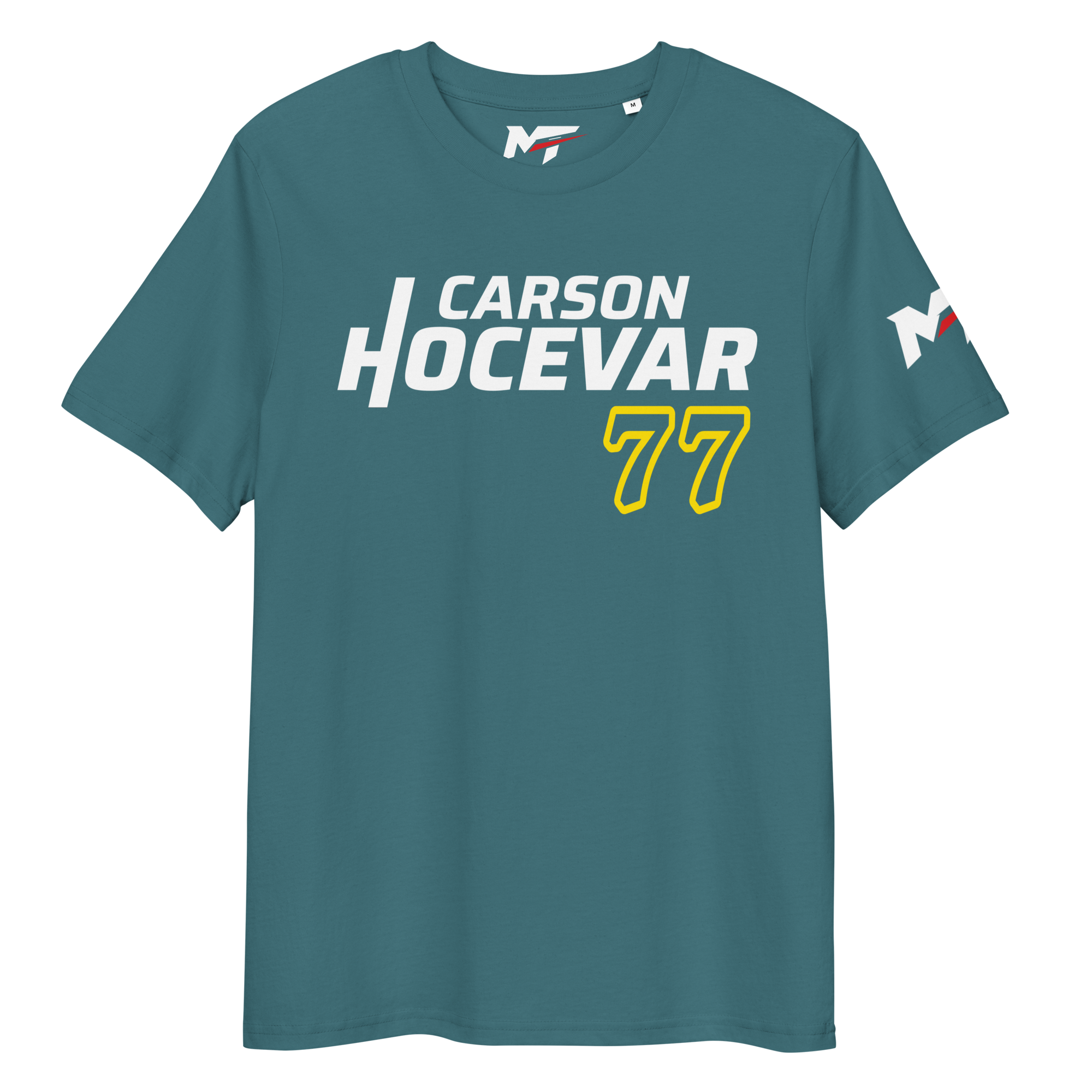 Motorthreadz Carson Hocevar Nascar t-shirt in Stargazer featuring a racing inspired graphic design