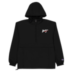 Motorthreadz Core anorak in Black featuring the MotorThreadz logo at the front