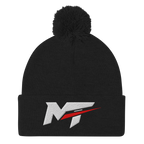 Motorthreadz Core beanie in Black featuring the MotorThreadz logo at the front