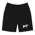 Motorthreadz Core fleece shorts in Black featuring the MotorThreadz logo at the front