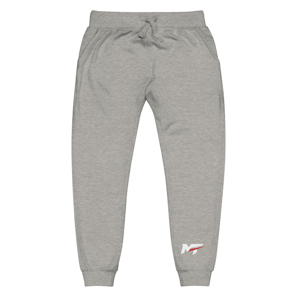 Motorthreadz Core fleece sweatpants in Carbon Grey featuring the MotorThreadz logo at the front