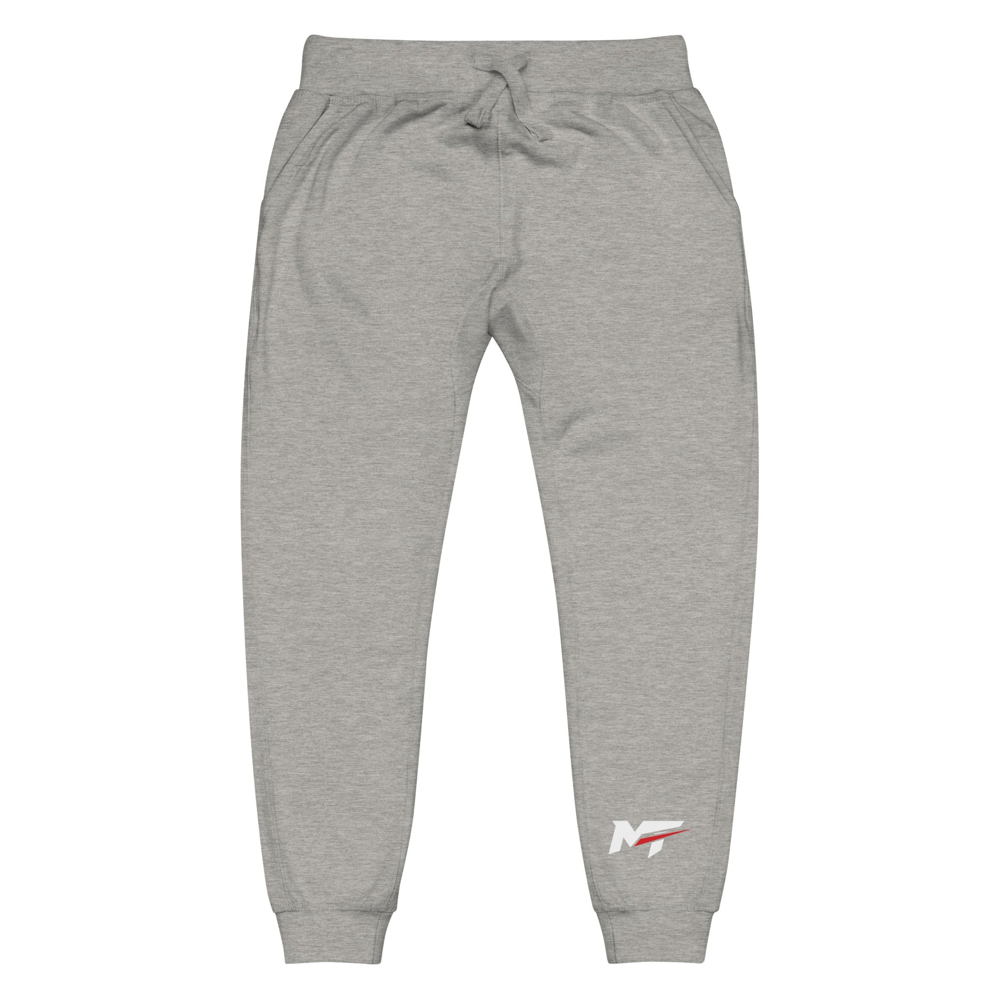 Motorthreadz Core fleece sweatpants in Carbon Grey featuring the MotorThreadz logo at the front