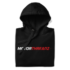 Motorthreadz Core hoodie in Black featuring the MotorThreadz logo at the front