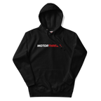 Motorthreadz Core hoodie in Black featuring the MotorThreadz logo at the front