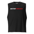 Motorthreadz Core muscle tank top in Black featuring the MotorThreadz logo at the front