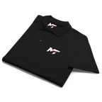 Motorthreadz Core polo shirt in Black featuring the MotorThreadz logo at the front