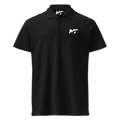 Motorthreadz Core polo shirt in Black featuring the MotorThreadz logo at the front