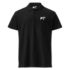 Motorthreadz Core polo shirt in Black featuring the MotorThreadz logo at the front
