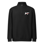 Motorthreadz Core quarter zip sweatshirt in Black featuring the MotorThreadz logo at the front