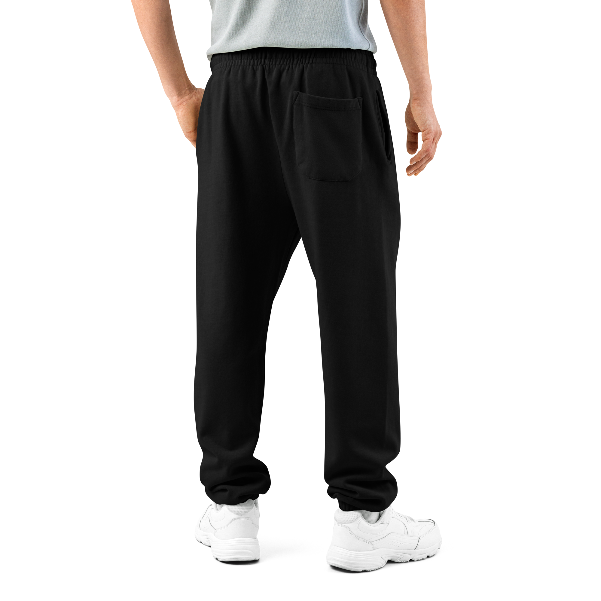 Motorthreadz Core relaxed fit sweatpants in Black featuring the MotorThreadz logo at the front