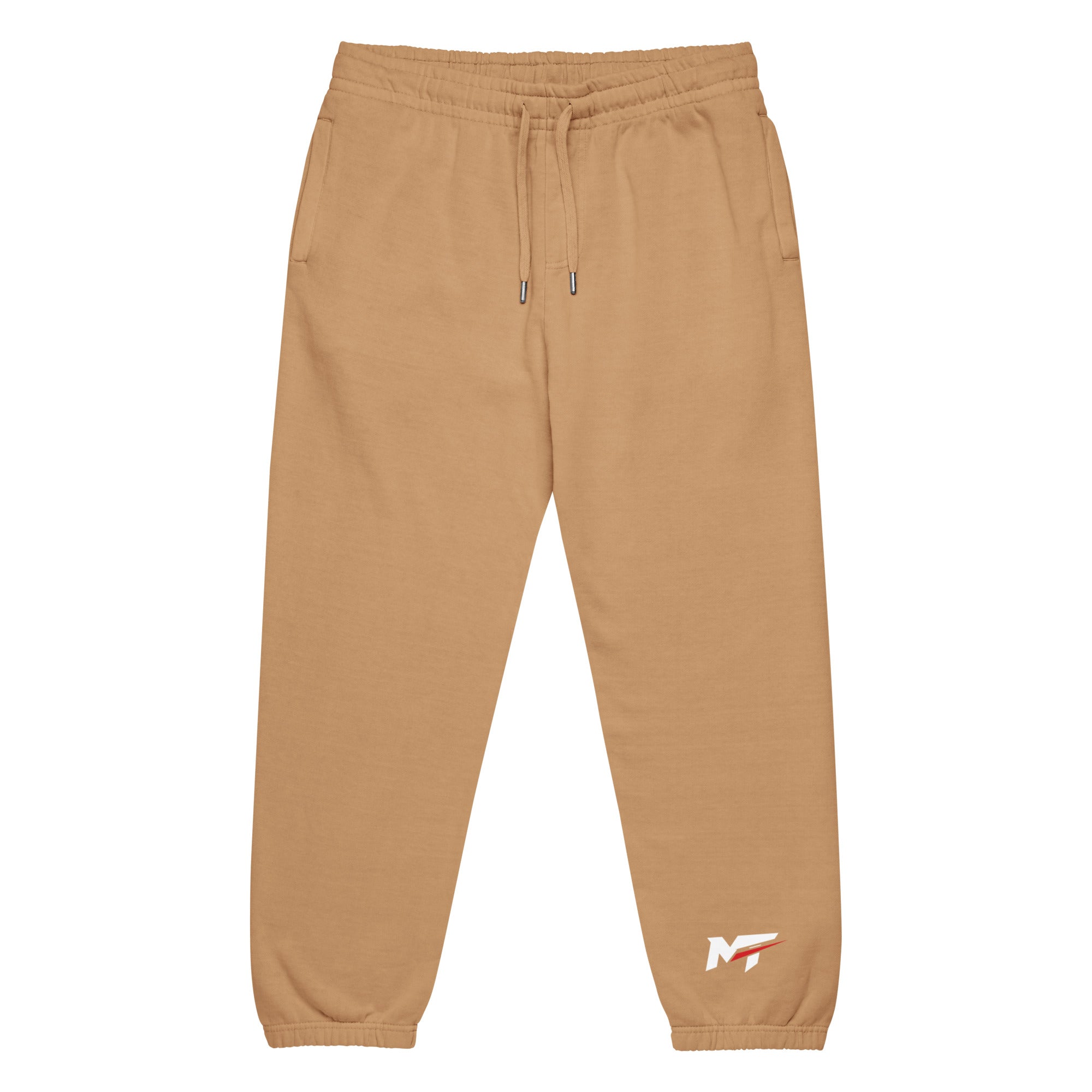Motorthreadz Core relaxed fit sweatpants in Burro featuring the MotorThreadz logo at the front