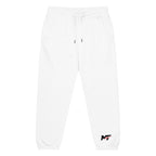 Motorthreadz Core relaxed fit sweatpants in White featuring the MotorThreadz logo at the front