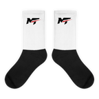 Motorthreadz Core socks in Black featuring the MotorThreadz logo at the front