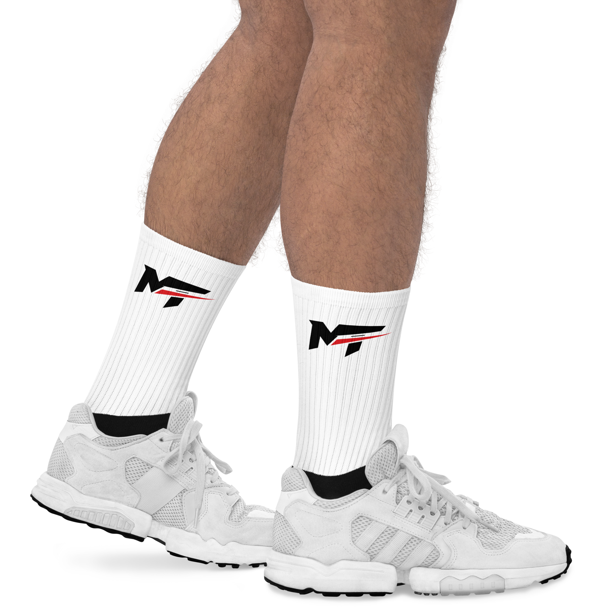 Motorthreadz Core socks in Black featuring the MotorThreadz logo at the front