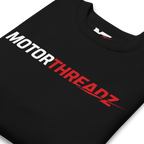Motorthreadz Core sweatshirt in Black featuring the MotorThreadz logo at the front