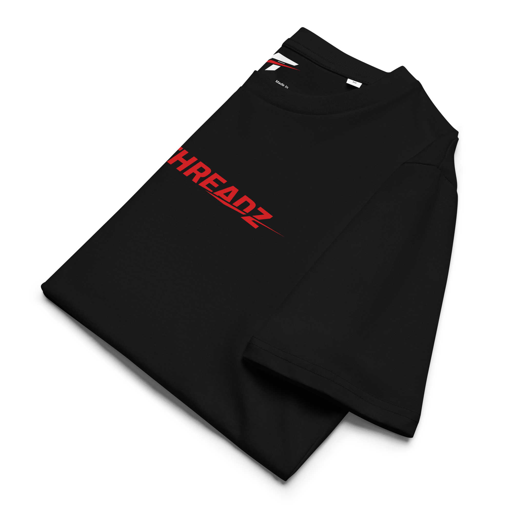 Motorthreadz Core t-shirt in Black featuring the MotorThreadz logo at the front
