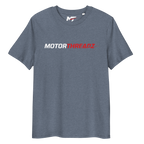 Motorthreadz Core t-shirt in Dark Heather Blue featuring the MotorThreadz logo at the front