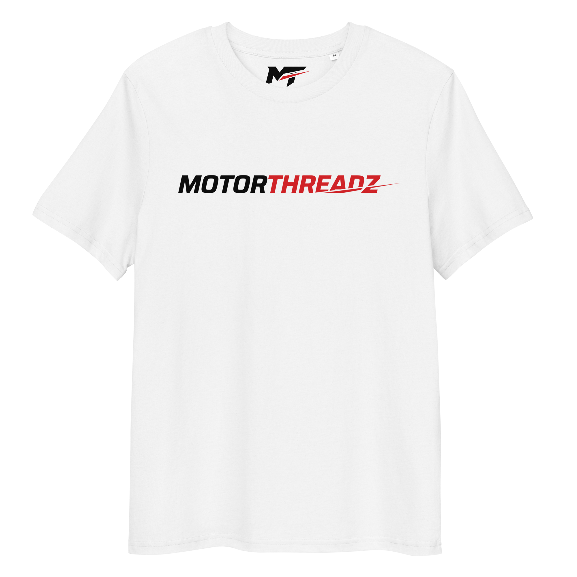Motorthreadz Core t-shirt in White featuring the MotorThreadz logo at the front