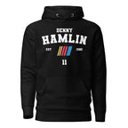Motorthreadz Denny Hamlin Nascar hoodie in Black featuring a racing inspired graphic design