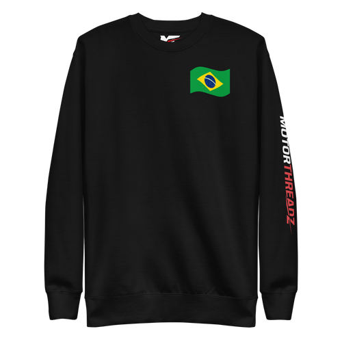 Motorthreadz Gabriel Bortoleto Formula1 sweatshirt in Black featuring a racing inspired graphic design