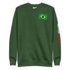 Motorthreadz Gabriel Bortoleto Formula1 sweatshirt in Forest Green featuring a racing inspired graphic design