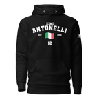 Motorthreadz Kimi Antonelli Formula1 hoodie in Black featuring a racing inspired graphic design