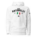 Motorthreadz Kimi Antonelli Formula1 hoodie in White featuring a racing inspired graphic design