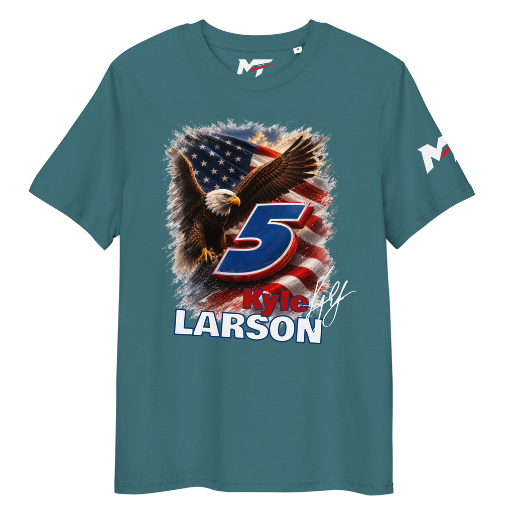 Motorthreadz Kyle Larson Nascar t-shirt in Stargazer featuring a racing inspired graphic design