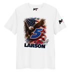 Motorthreadz Kyle Larson Nascar t-shirt in White featuring a racing inspired graphic design