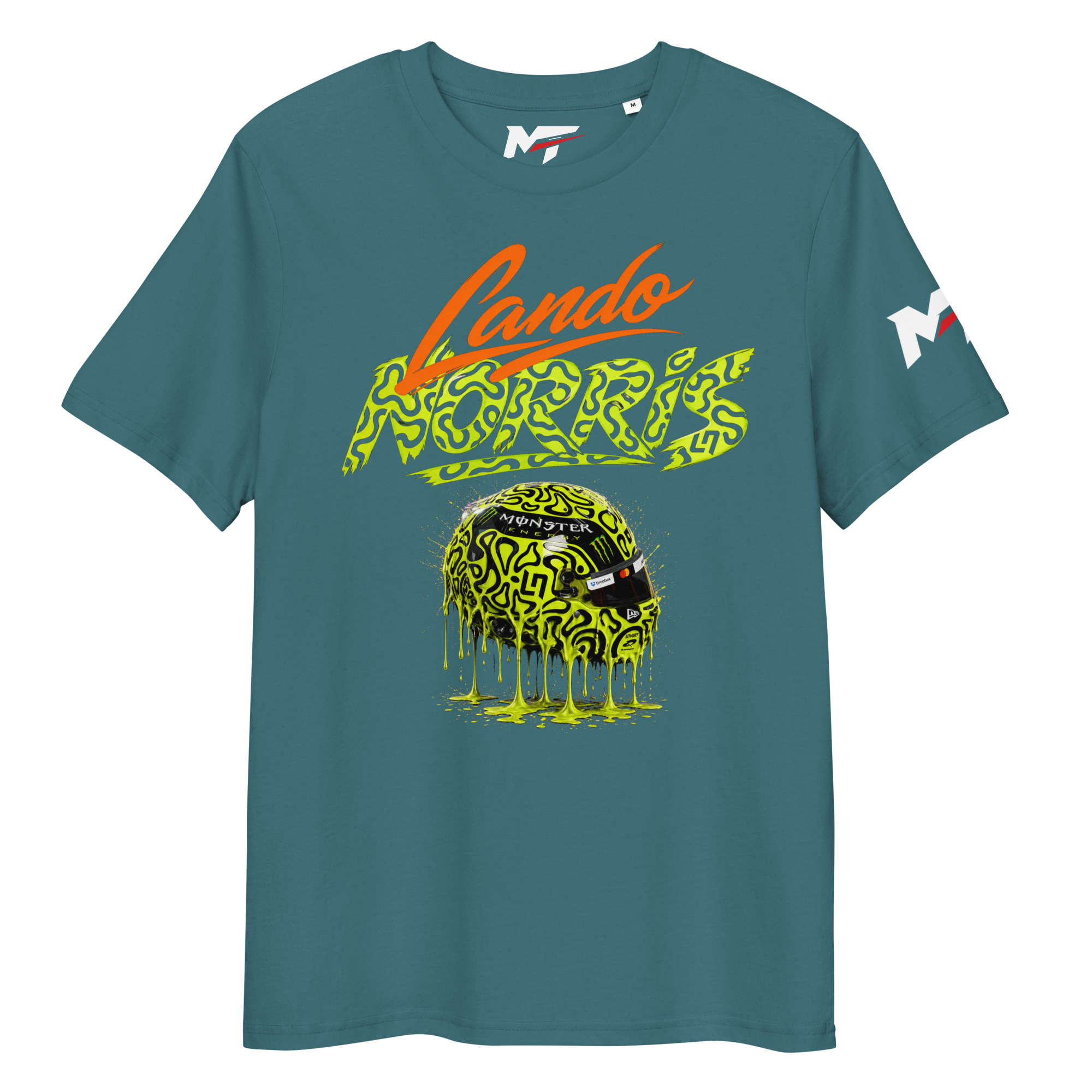 Motorthreadz Lando Norris Formula1 t-shirt in Stargazer featuring a racing inspired graphic design