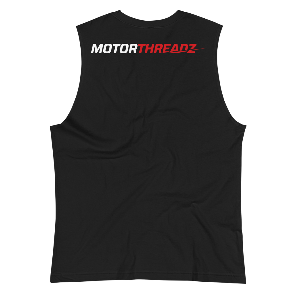 Motorthreadz Marc Marquez Motogp muscle tank top in Black featuring a racing inspired graphic design