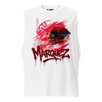 Motorthreadz Marc Marquez Motogp muscle tank top in White featuring a racing inspired graphic design
