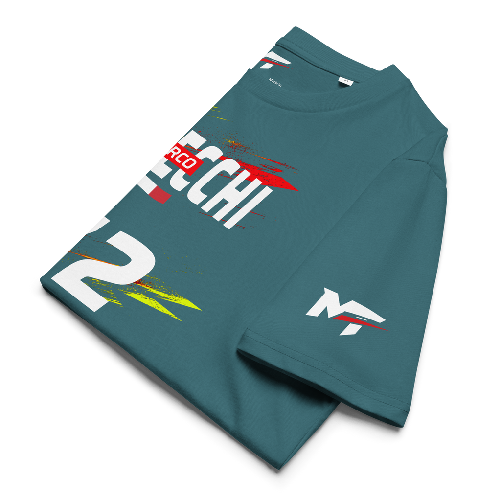 Motorthreadz Marco Bezzecchi Motogp t-shirt in Stargazer featuring a racing inspired graphic design