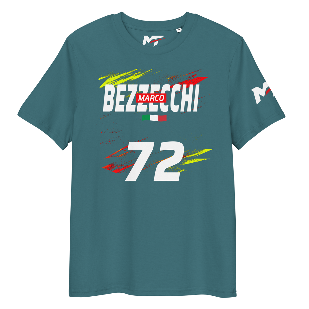 Motorthreadz Marco Bezzecchi Motogp t-shirt in Stargazer featuring a racing inspired graphic design