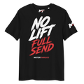 Motorthreadz No Lift Full Send Motorsports t-shirt in Black featuring a racing inspired graphic design