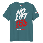 Motorthreadz No Lift Full Send Motorsports t-shirt in Stargazer featuring a racing inspired graphic design