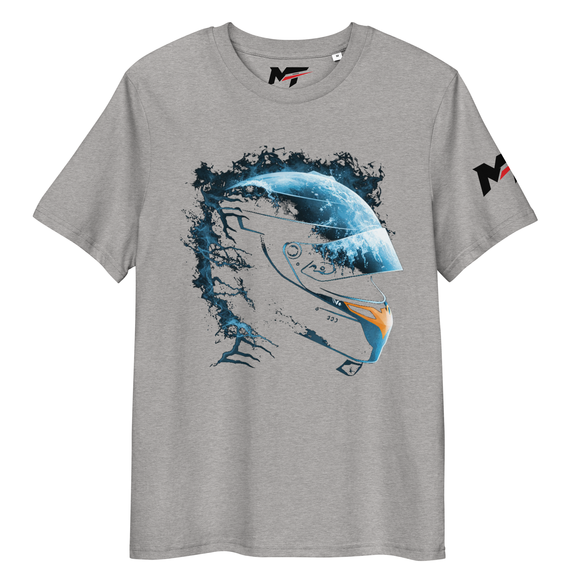 Motorthreadz Oscar Piastri Formula1 t-shirt in Heather Grey featuring a racing inspired graphic design