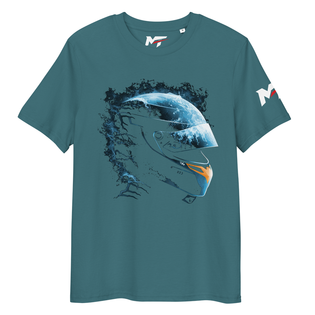 Motorthreadz Oscar Piastri Formula1 t-shirt in Stargazer featuring a racing inspired graphic design