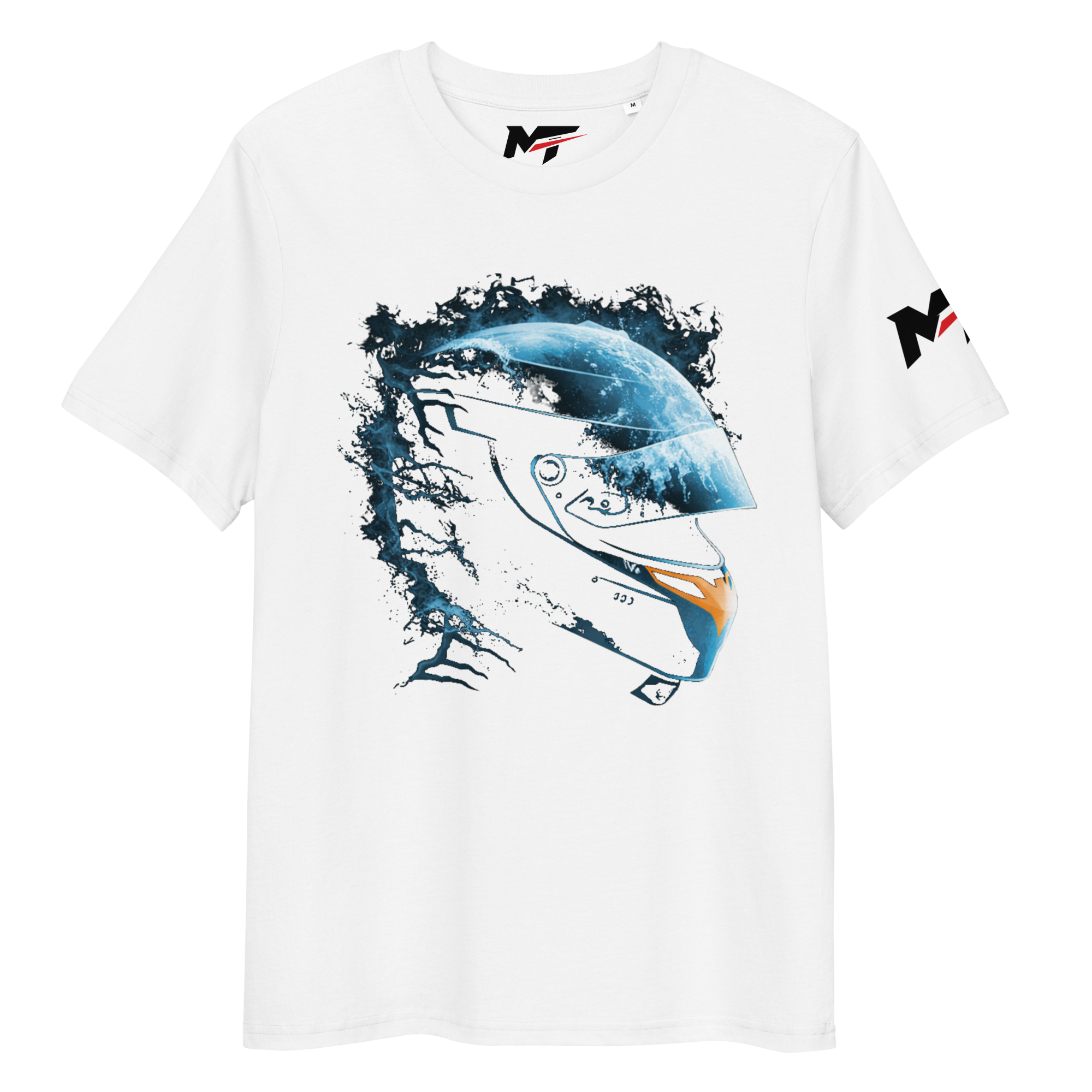 Motorthreadz Oscar Piastri Formula1 t-shirt in White featuring a racing inspired graphic design