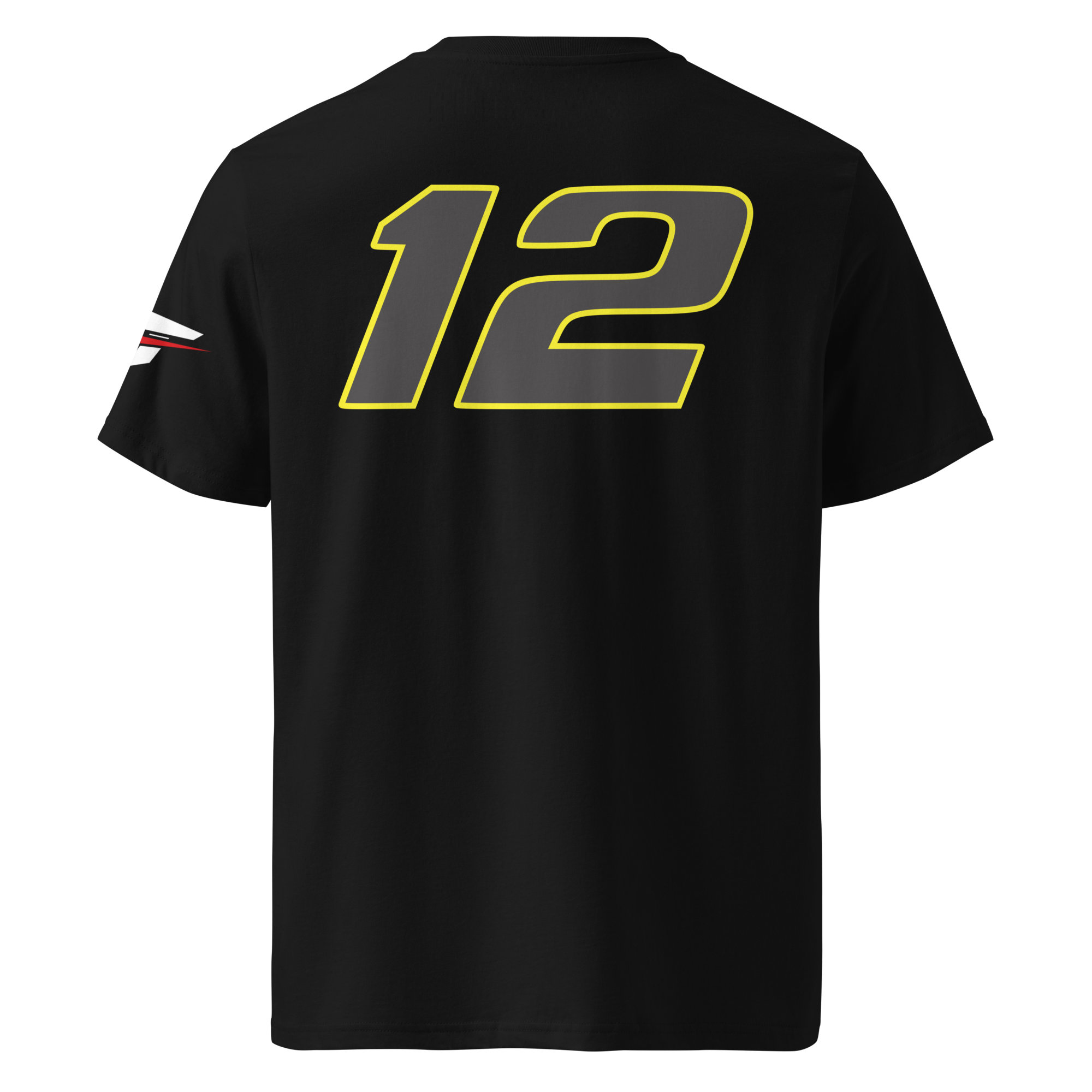 Motorthreadz Ryan Blaney Nascar t-shirt in Black featuring a racing inspired graphic design
