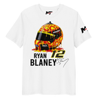 Motorthreadz Ryan Blaney Nascar t-shirt in White featuring a racing inspired graphic design